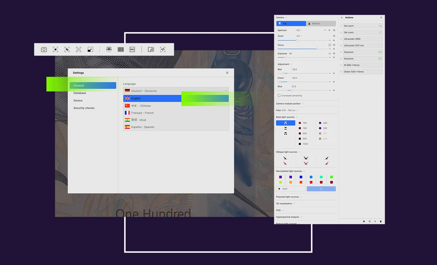 Multilingual user-friendly interface